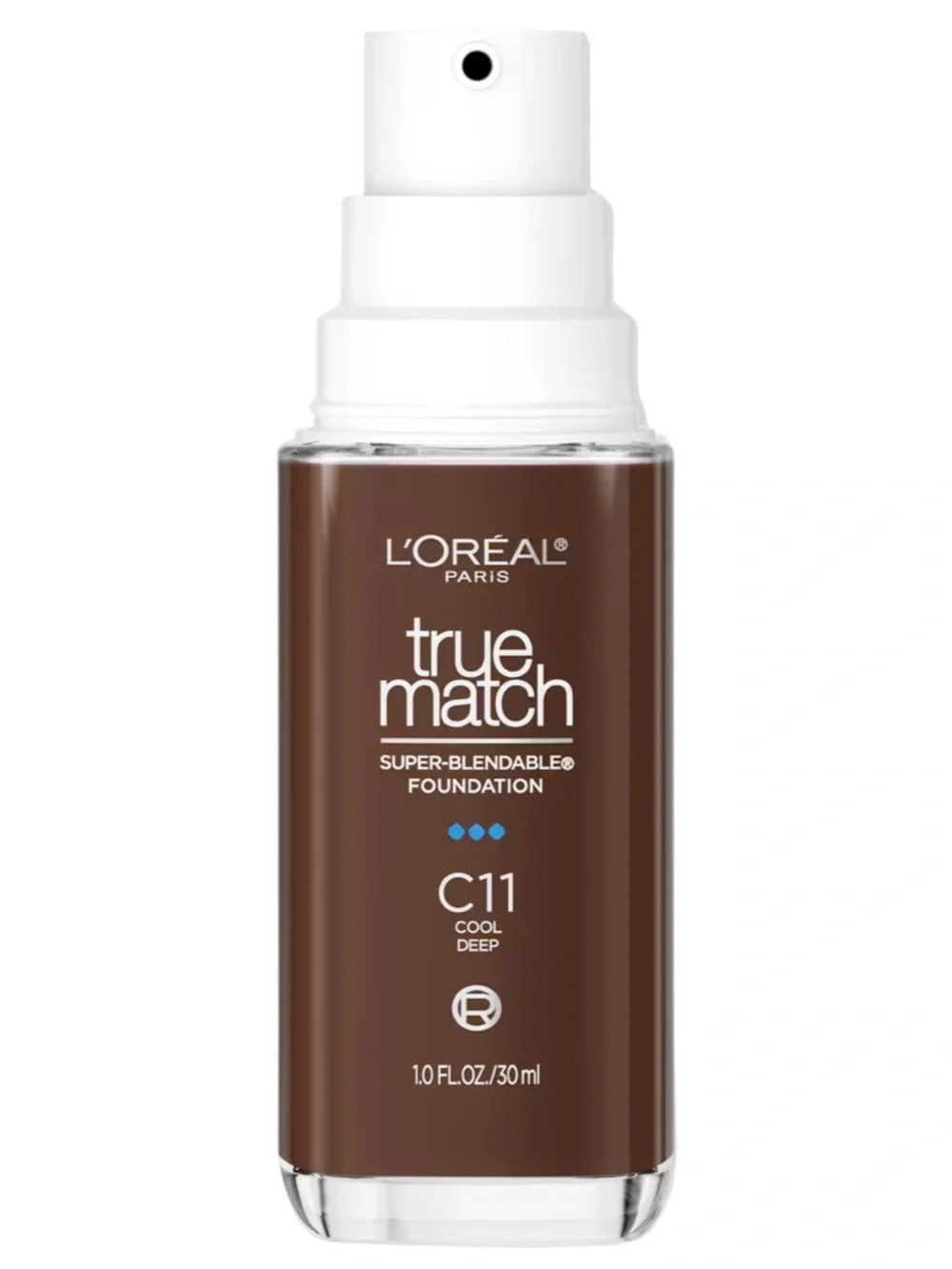 3/$12 L'Oréal C11 Cool Deep True Match Super Blendable Foundation 1oz